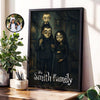 Custom Gothic Family Portrait from Photo Personalized Poster, Halloween Decor