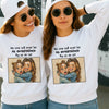 No One Will Ever be as Entertained By Us As Us Funny Caricature Photo Personalized Matching Sweatshirt, Gift for Best Friends