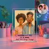 Custom Caricature Couple Portrait from Photo Personalized Acrylic Block Plaque, Funny Gift for Couples, Friends, Pets, Family