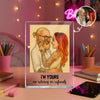 Custom Caricature Couple Portrait from Photo Personalized Acrylic Block Plaque, Funny Gift for Couples, Friends, Pets, Family