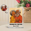 Custom Caricature Couple Portrait from Photo Personalized Acrylic Block Plaque, Funny Gift for Couples, Friends, Pets, Family