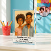 Custom Caricature Couple Portrait from Photo Personalized Acrylic Block Plaque, Funny Gift for Couples, Friends, Pets, Family