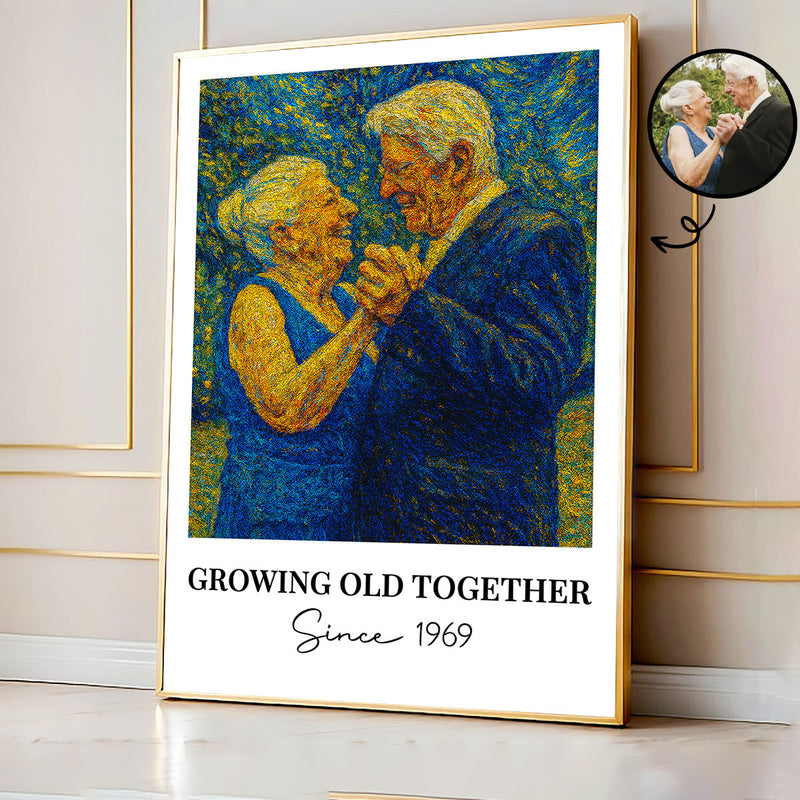 Couple You & Me We Got This Personalized Poster, Van Gogh Wall Art for Couples, Anniversary Gift for him, Gift for her