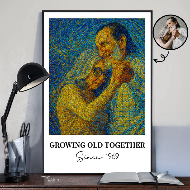 Couple You & Me We Got This Personalized Poster, Van Gogh Wall Art for Couples, Anniversary Gift for him, Gift for her