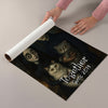 Custom Gothic Couple Portrait from Photo Personalized Poster, Halloween Decor for Couple
