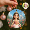 Little Princess Personalized Acrylic Ornament, Christmas Gift for Daughter, Granddaughter