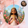 Little Princess Personalized Acrylic Ornament, Christmas Gift for Daughter, Granddaughter