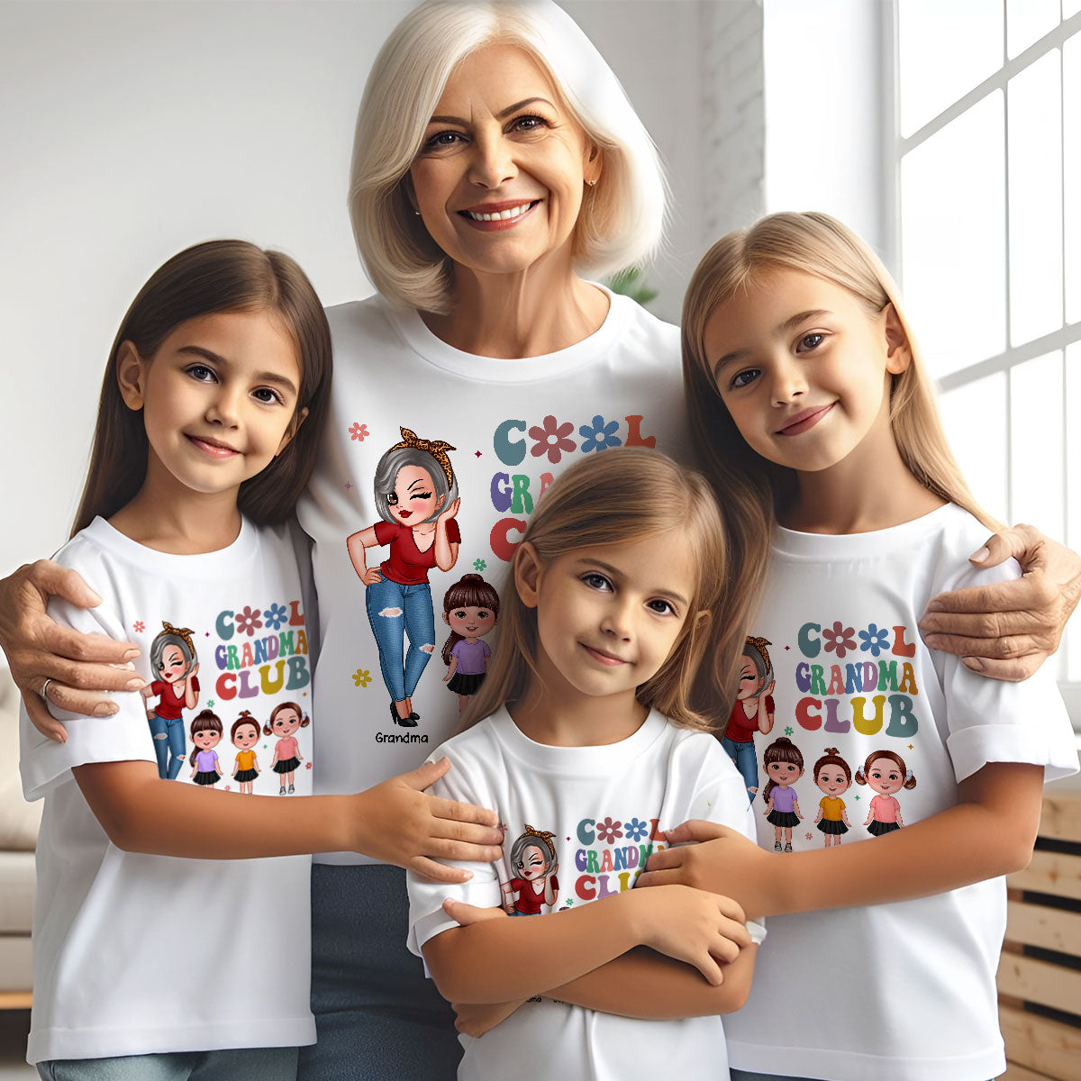 Cool Grandma Club Personalized Youth Shirt