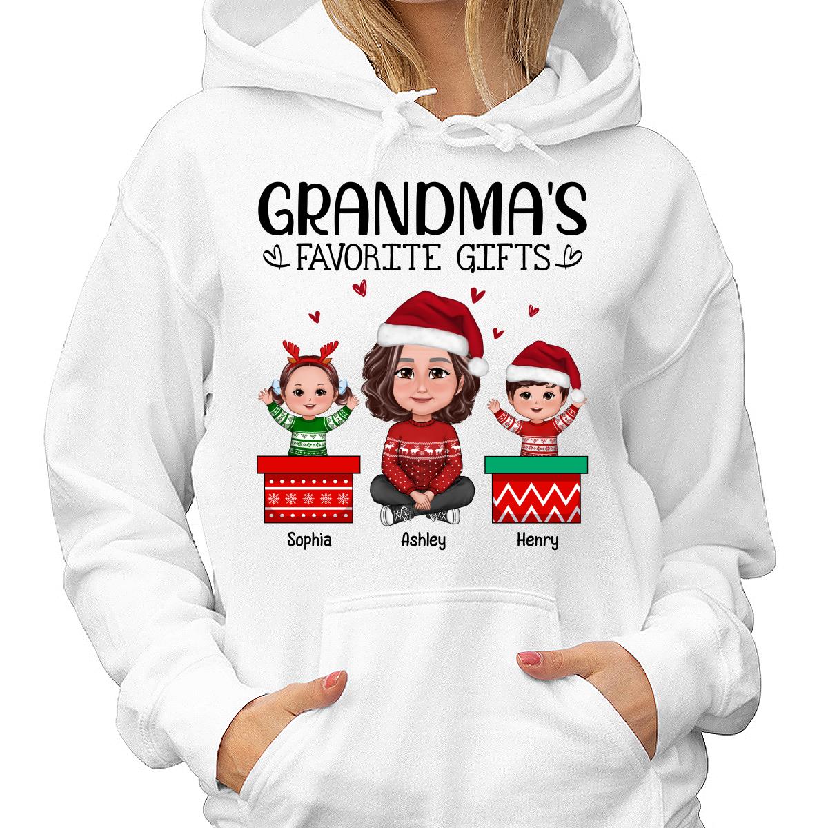 Grandma Favorite Gifts Happy Doll Kids In Personalized Shirt