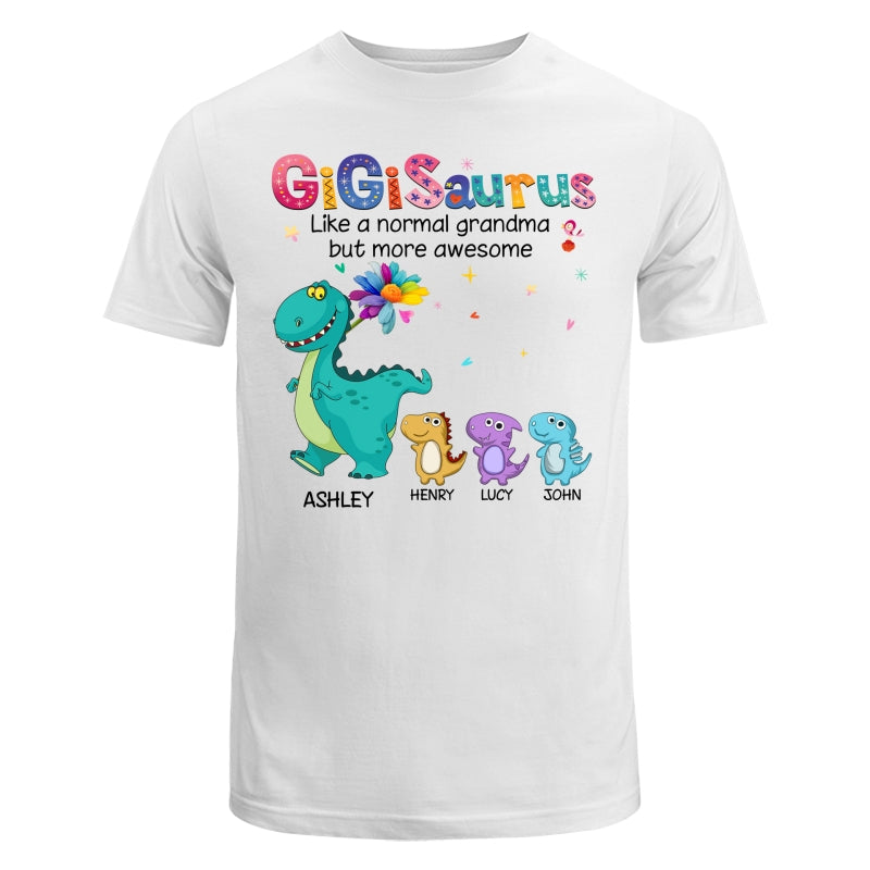 Grandmasaurus Colorful Pattern Personalized Shirt