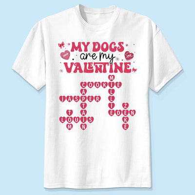 My Dogs Cats Are My  Crossword Puzzle Art  Gift For Pet Lover Personalized Shirt