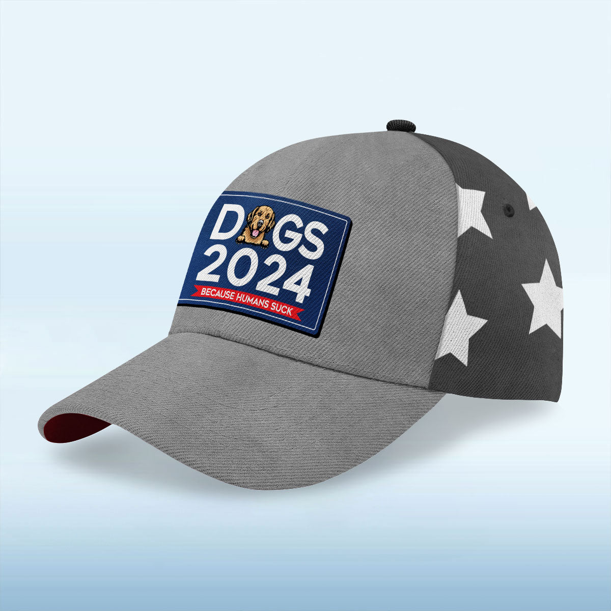 Dogs 2024 Because Humans Suck, Personalized Classic Cap