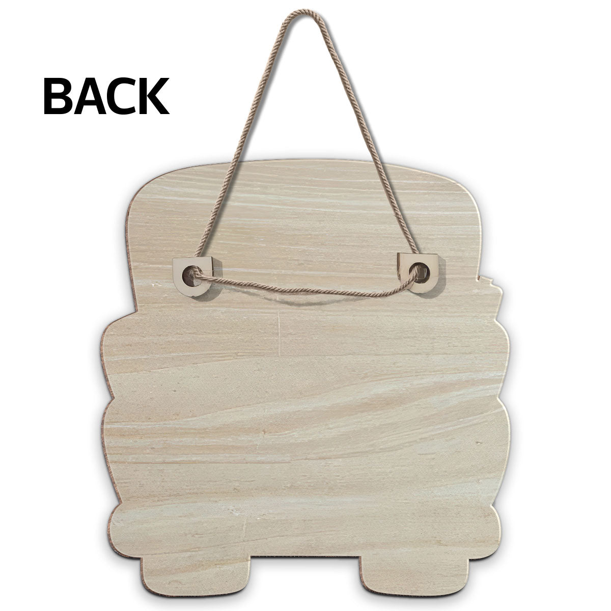 Doll Teacher Truck Back View Personalized Wood Sign, Back To School Gift