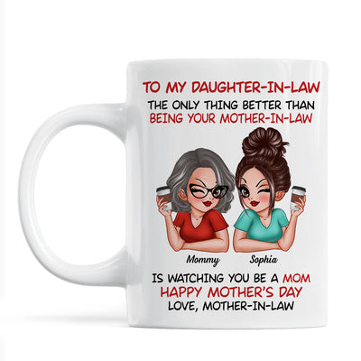 To My Daughter-In-Law Happy Mother‘s Day Personalized Mug