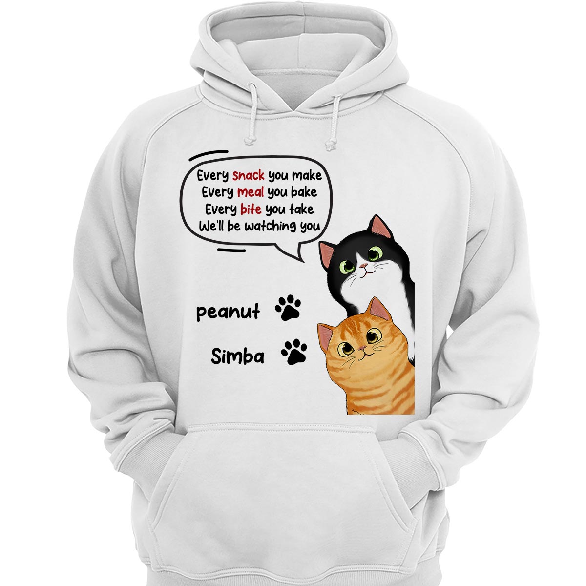 Peeking Cats Watching You Personalized Shirt