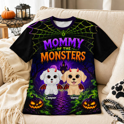 Trending Spooky Dog Mom - Personalized Shirt - Halloween Gift For Dog Moms, Wife