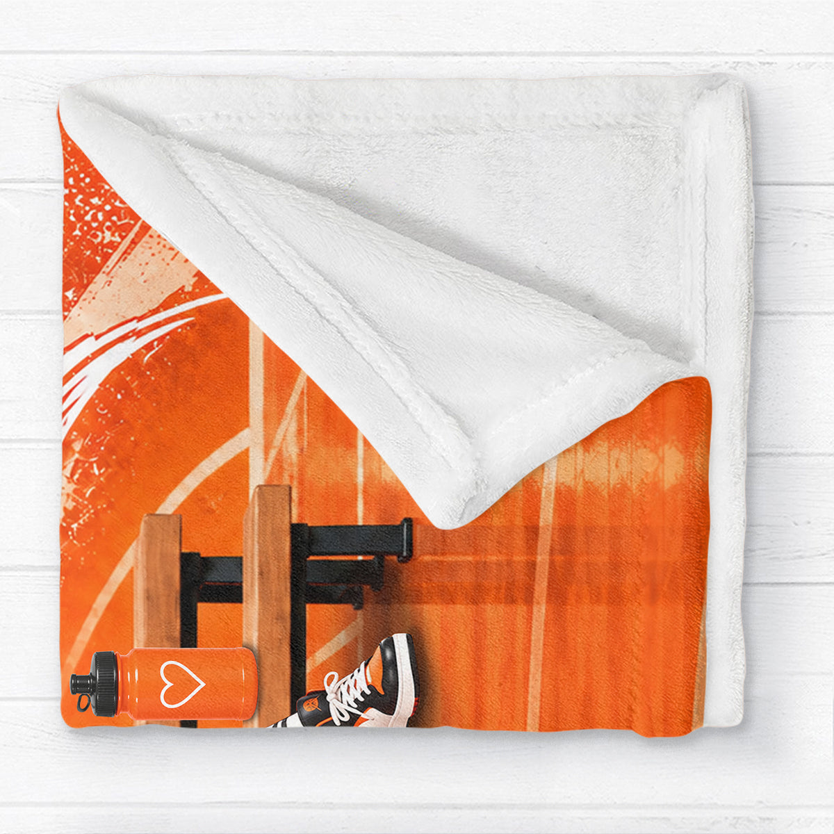 Just a Boy Girl Who Loves Basketball - Personalized Fleece Blanket - Christmas Gift for Daughter, Granddaughter, Team Players