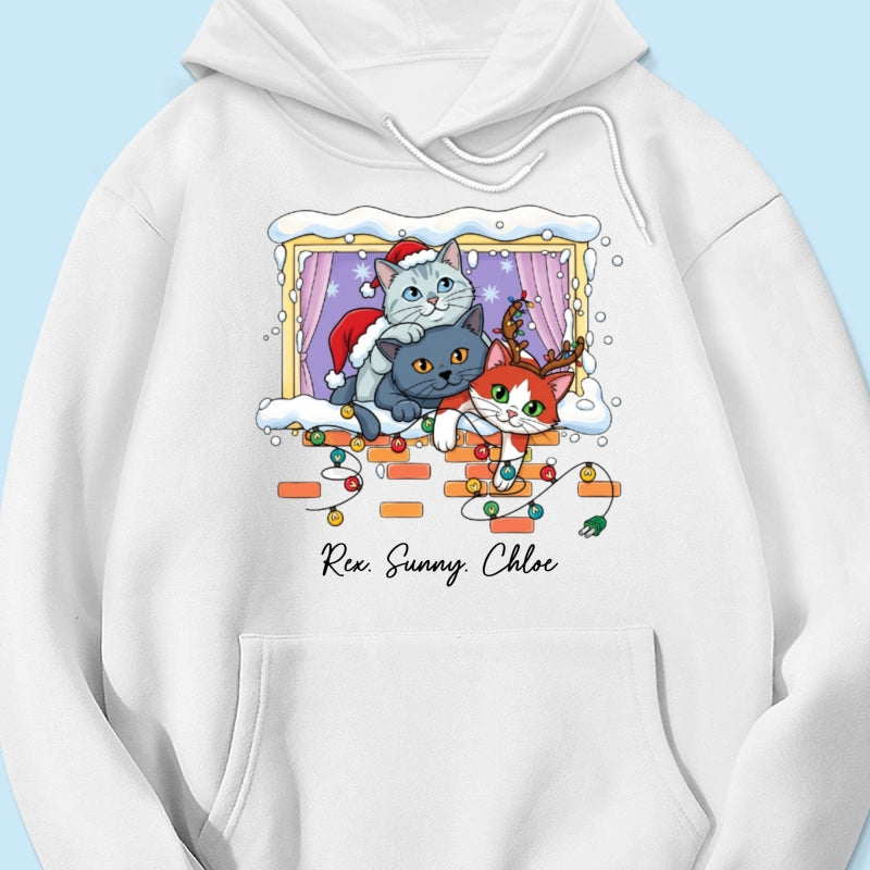 Trending Cute Christmas Cat Dog - Personalized Shirt - Christmas Gift For Cat Lover, Dog Lover