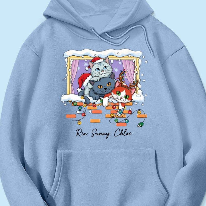 Trending Cute Christmas Cat Dog - Personalized Shirt - Christmas Gift For Cat Lover, Dog Lover