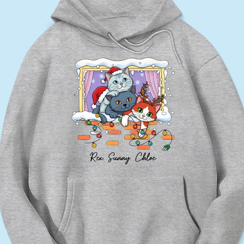 Trending Cute Christmas Cat Dog - Personalized Shirt - Christmas Gift For Cat Lover, Dog Lover