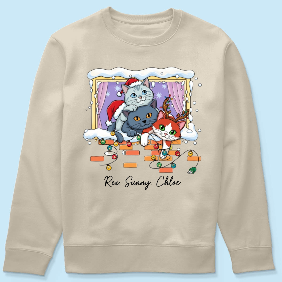 Trending Cute Christmas Cat Dog - Personalized Shirt - Christmas Gift For Cat Lover, Dog Lover