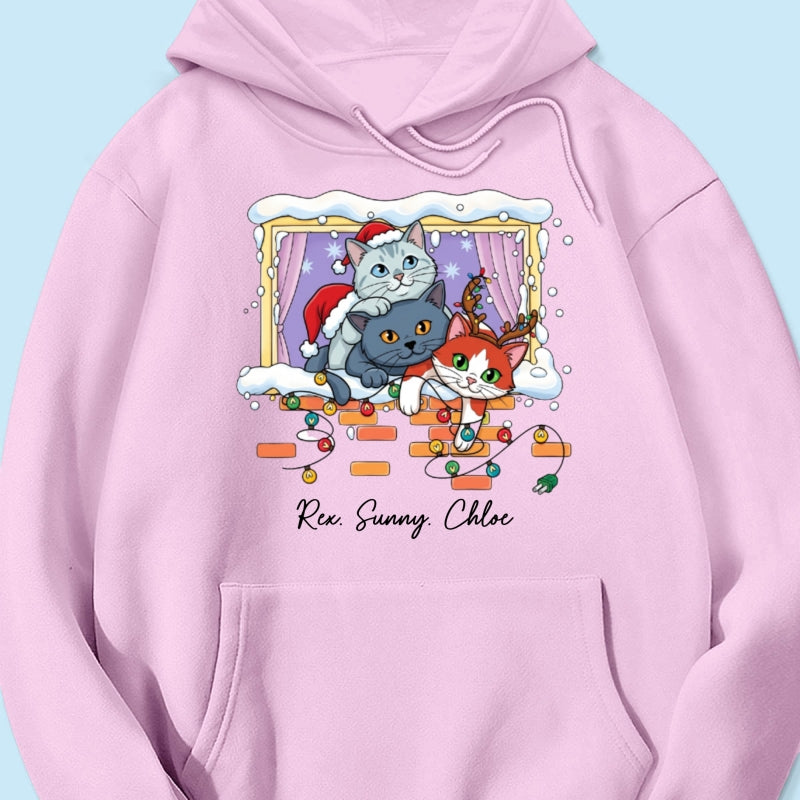 Trending Cute Christmas Cat Dog - Personalized Shirt - Christmas Gift For Cat Lover, Dog Lover