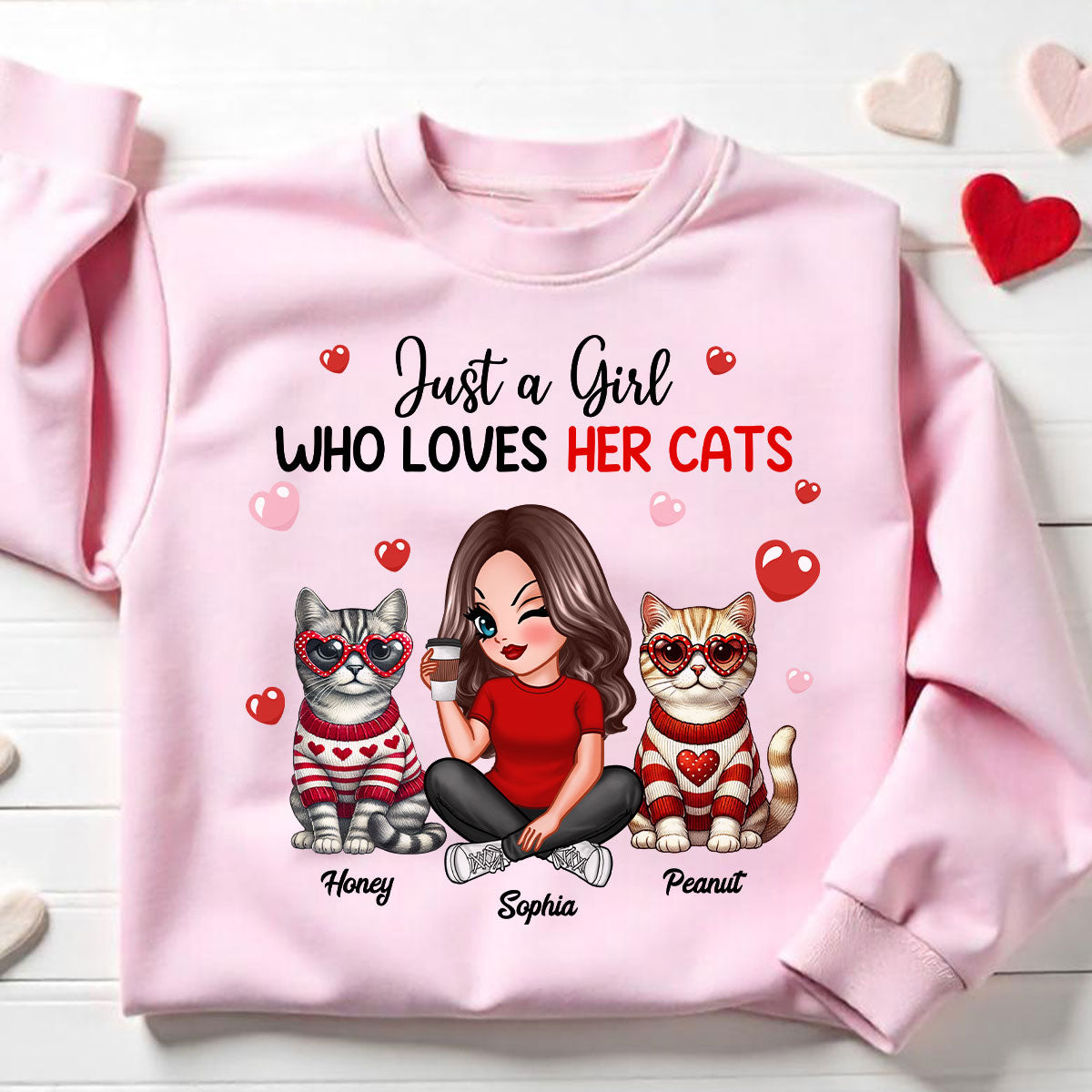 Just A Girl Who Loves Her Dogs  Dog Mom Personalized Shirt