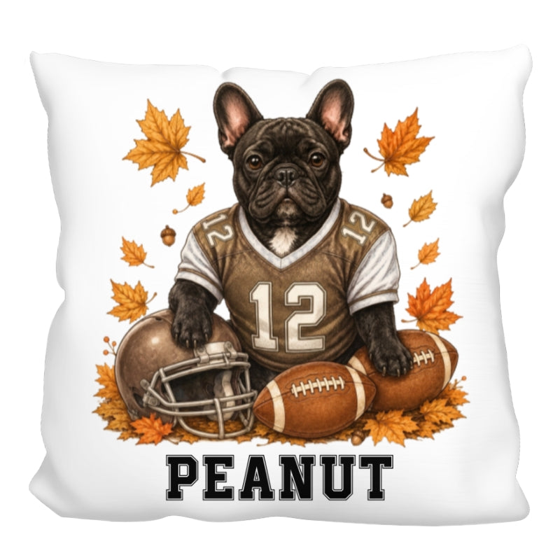 Trending Football Dog Cat Upload Photo - Personalized Pillow - Fall Season Gift For Man, Woman