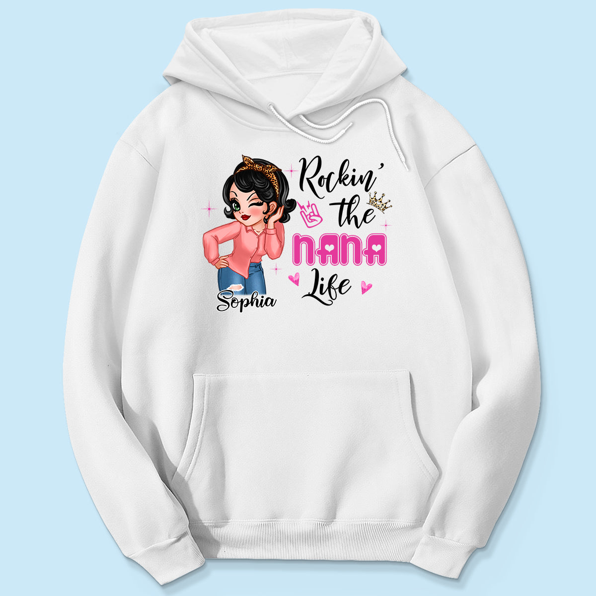 Grandma Life Sassy Girl Personalized Shirt