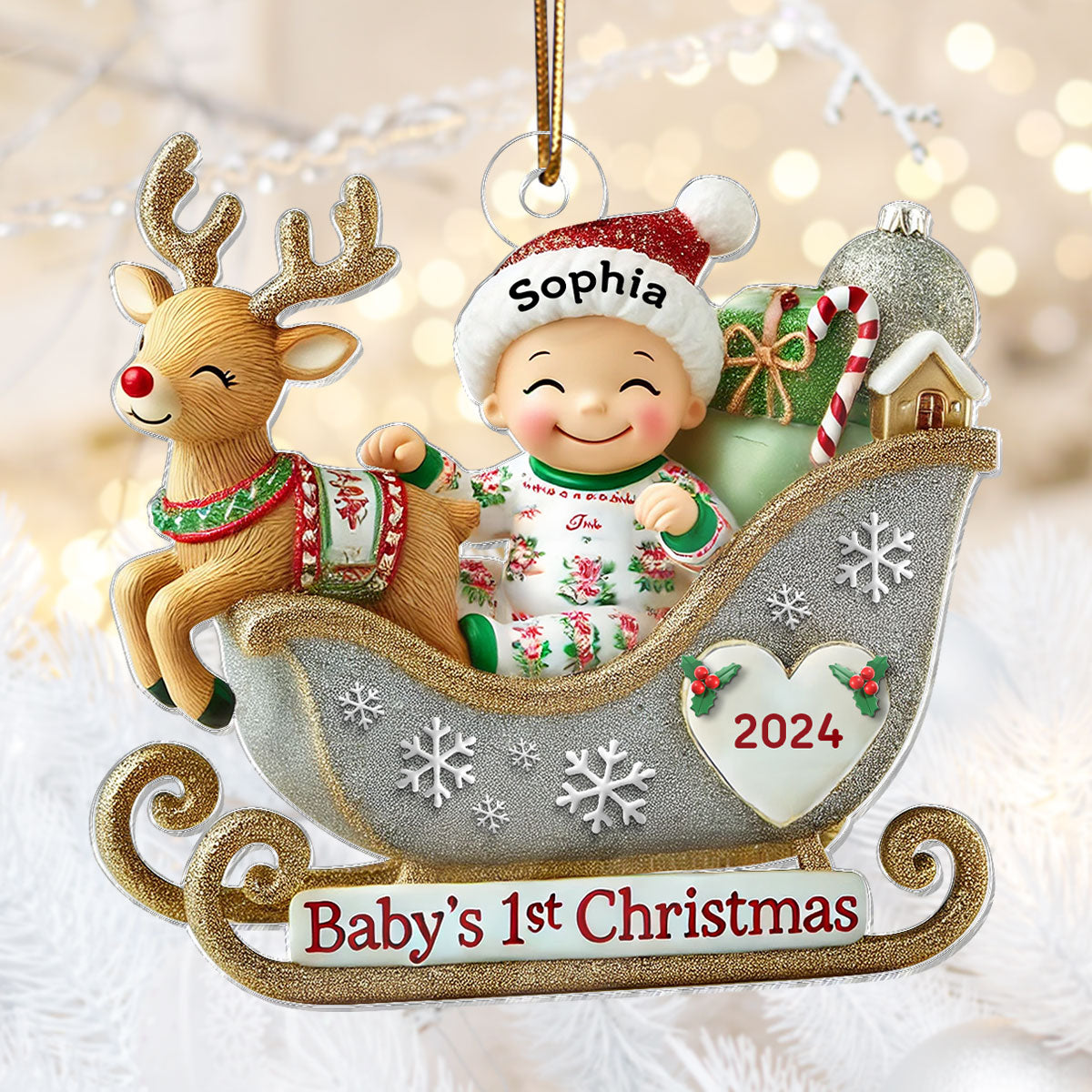 Baby's 1st Christmas Ornament