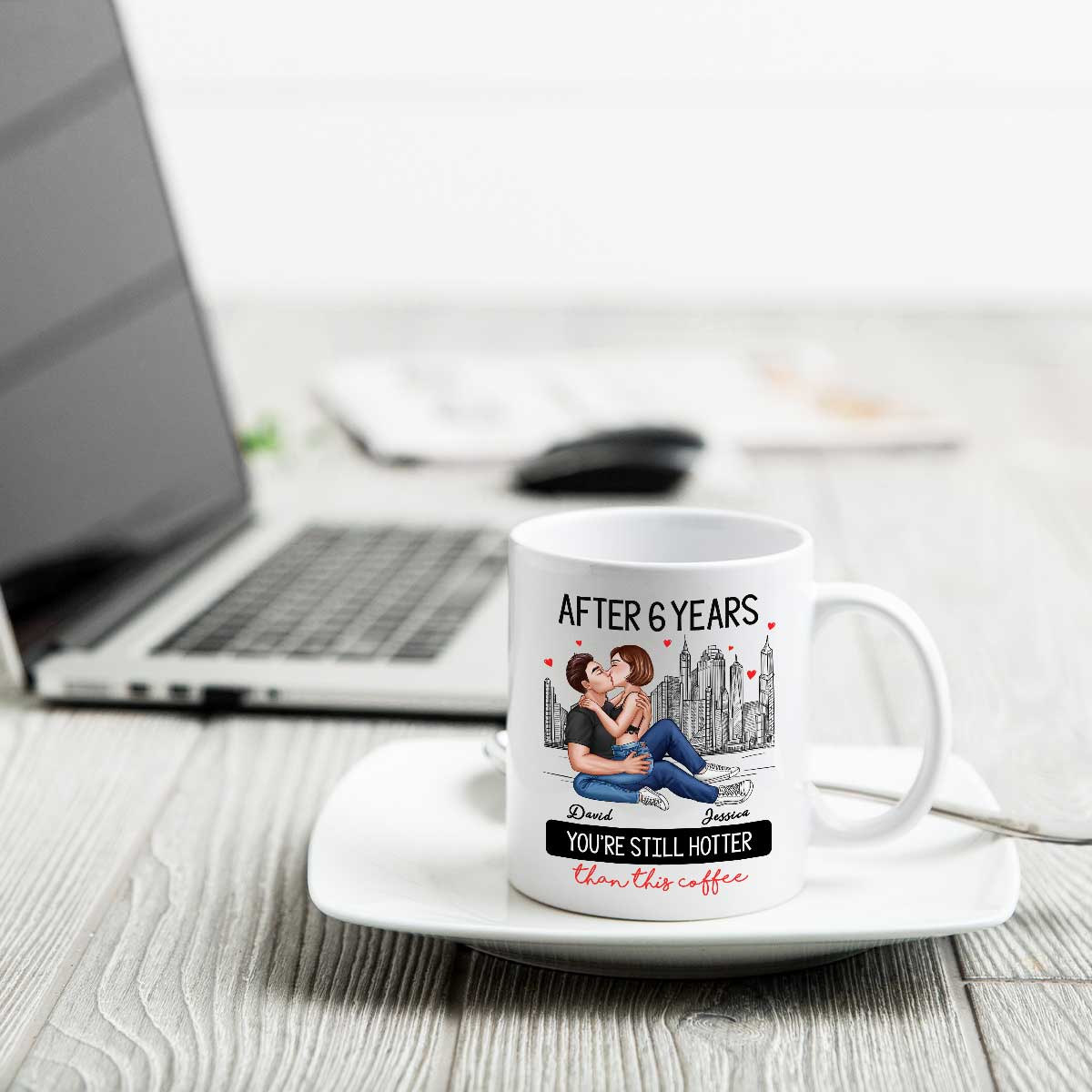 Still Hotter Than This Coffee Sexy Kissing Couple Personalized Mug