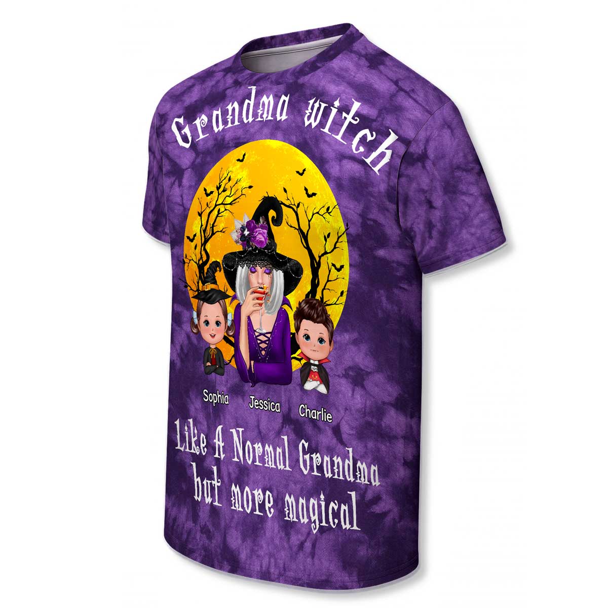 Grandma Witch More Magical Halloween Personalized Shirt, Perfect Costume For Grandma