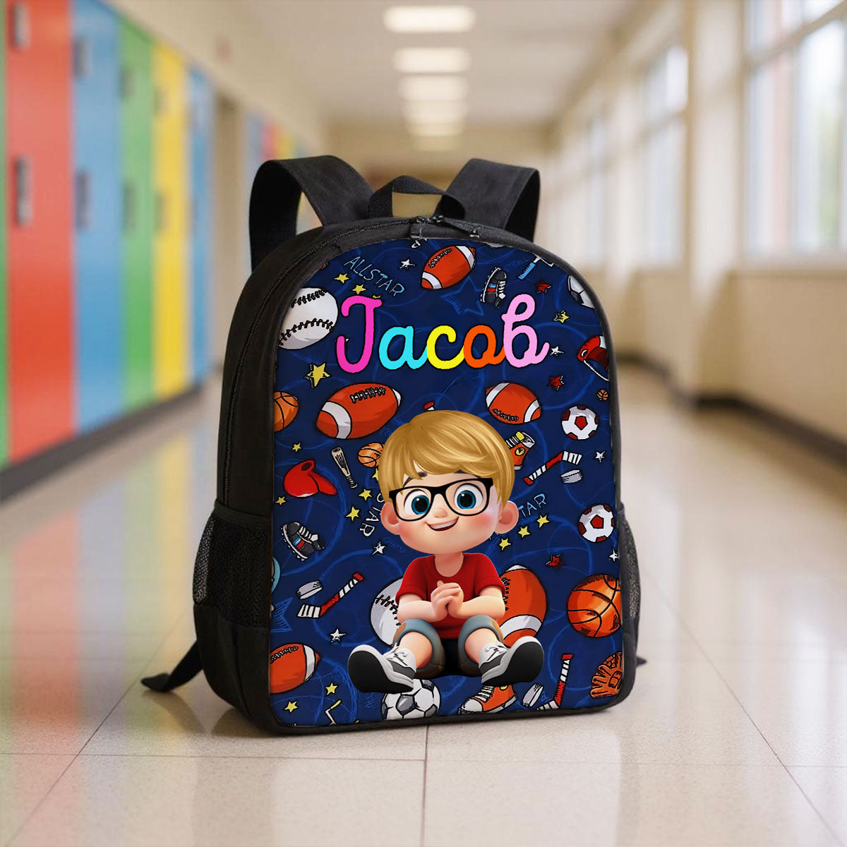Unicorn, Mermaid, Dinosaur, Space Theme - Personalized Backpack - Back to School Backpack for Kids