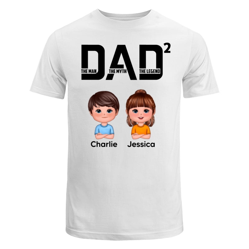 DAD The Man The Myth The Legend Number Doll Kids Personalized Shirt