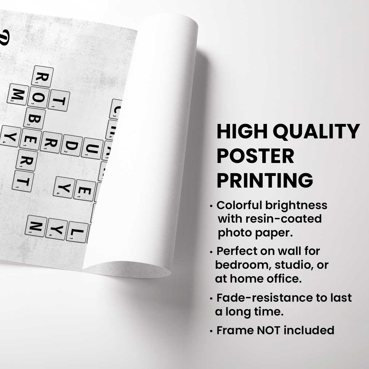 The Siblings Times Crossword Puzzle Newspaper Style - Personalized Poster - Keepsake Gift For Brothers, Sisters