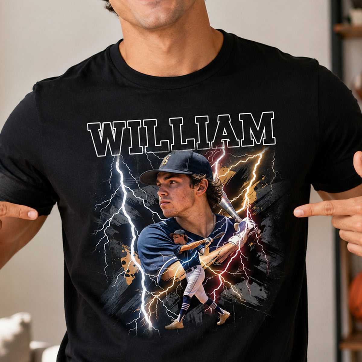 Trending Bootleg Sport Photos Insert With Name - Personalized Shirt - Gift For Boy, Girl