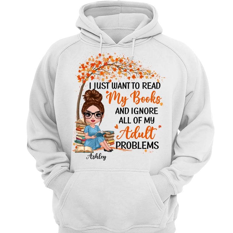 Reading Book Girl Under Tree Personalized Shirt