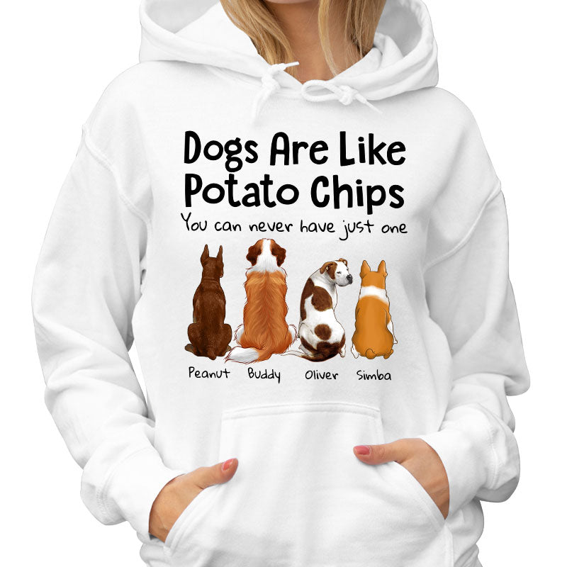 Dogs Cats Like Potato Chips Dog Cat Back View Pet Love Gift Personalized Shirt