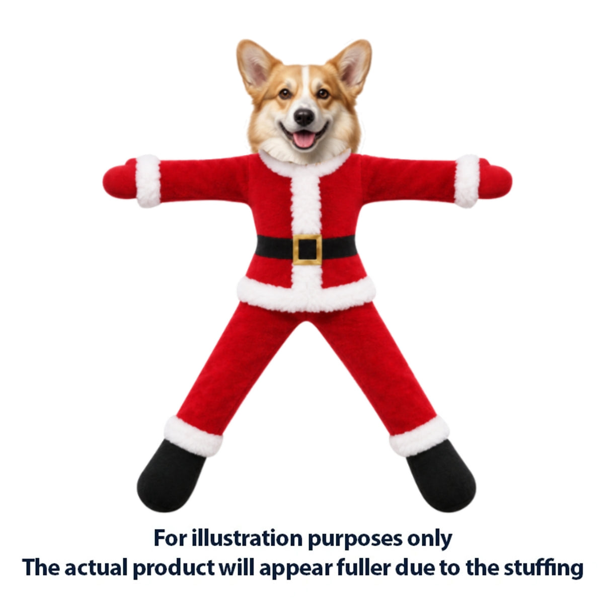 Custom Pet Christmas Plush Doll from Photo - Personalized Poseable Doll, Bendable Pet Stuffed Toy, Christmas Gift for Dog Cat Lovers