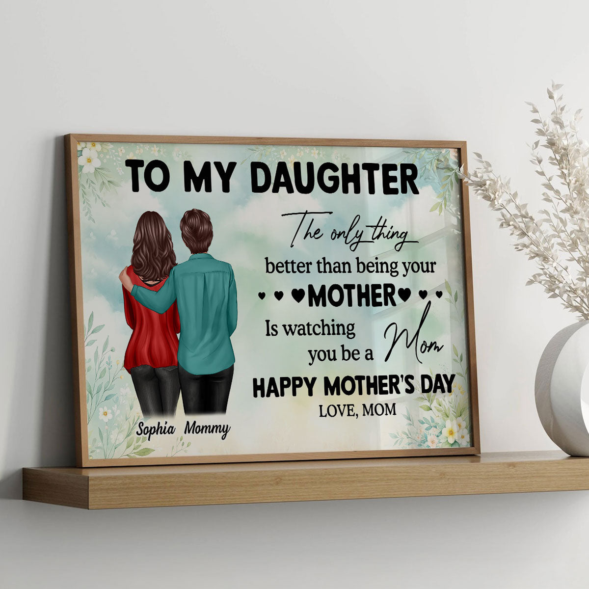 To My Daughter From Mom - Personalized Poster - Heartfelt Gift For Daughter