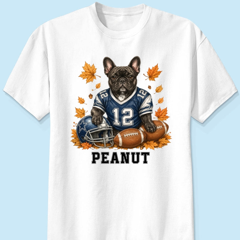 Trending Football Dog Cat Upload Photo - Personalized Shirt - Fall Season Gift For Man, Woman