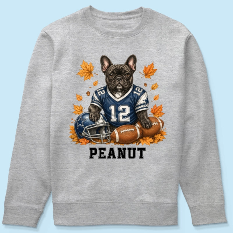 Trending Football Dog Cat Upload Photo - Personalized Shirt - Fall Season Gift For Man, Woman