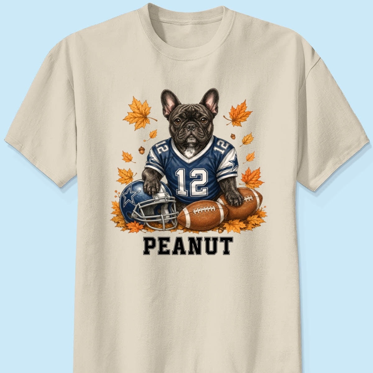 Trending Football Dog Cat Upload Photo - Personalized Shirt - Fall Season Gift For Man, Woman