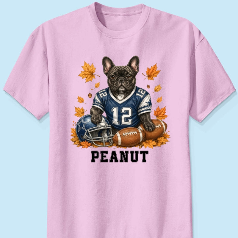 Trending Football Dog Cat Upload Photo - Personalized Shirt - Fall Season Gift For Man, Woman