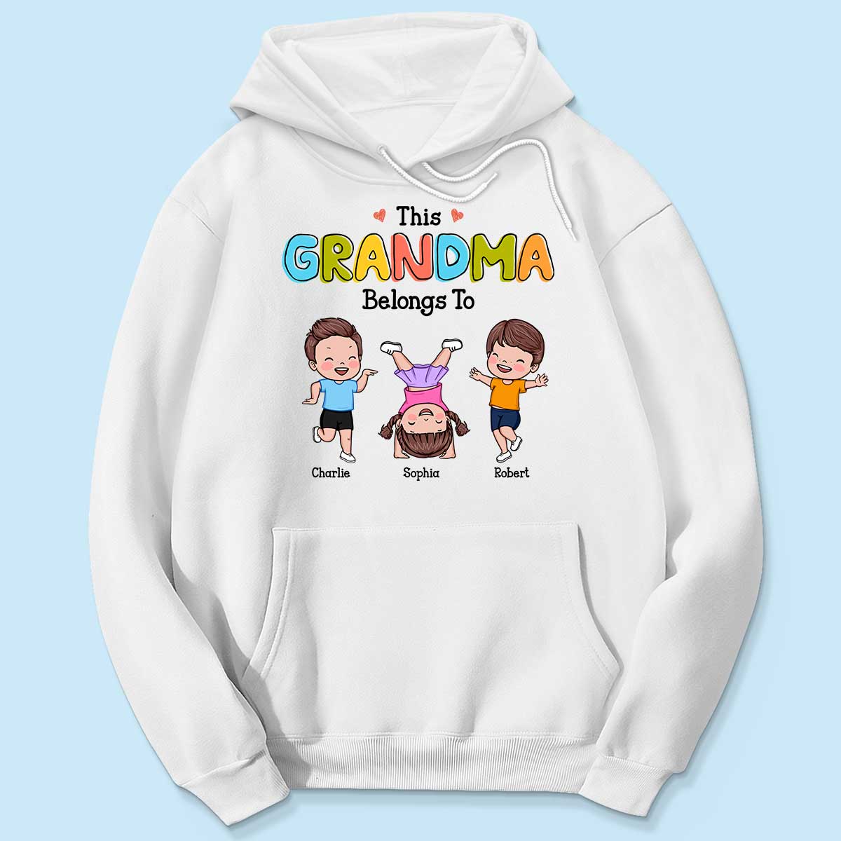 GrandLove Threads: Wrapped in Warmth, Woven with Love, Perfect Personalized Gift for Mother's Day 2024