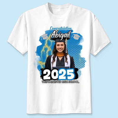 Personalized Congratulations Graduation Family Matching Shirt, Eco-Friendly Print Type, 100% Cotton Shirt