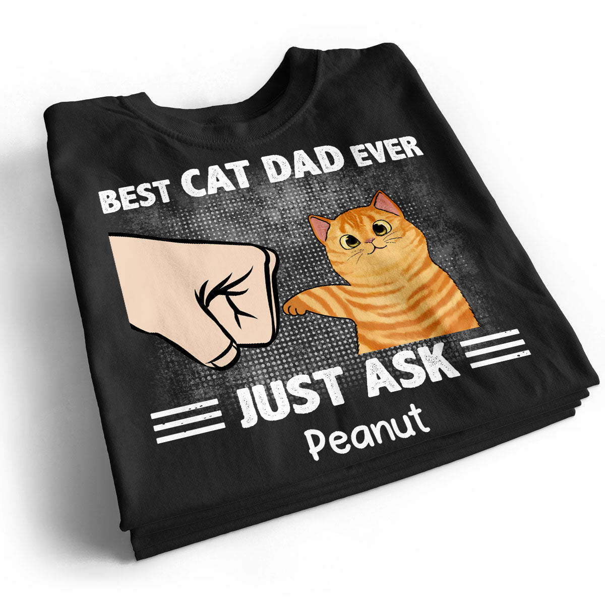 Best Cat Dad Ever Cool Gift For Cat Dad Personalized Shirt
