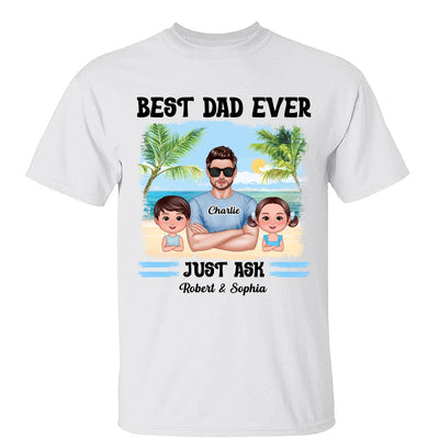 Summer Dad Grandpa Real Man And Kids Personalized Shirt