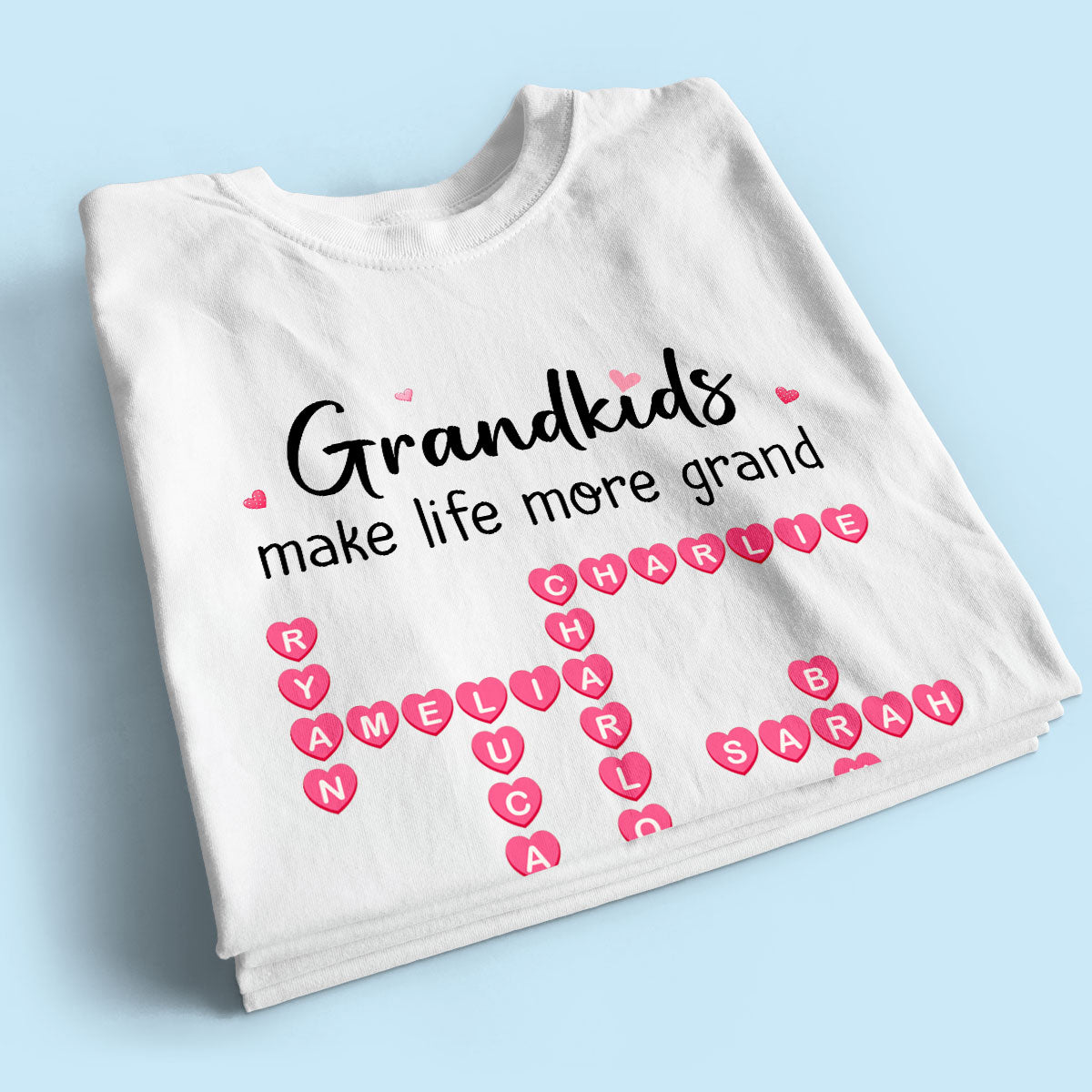 The Greatest Gift You Ever Know Crossword Puzzle Art - Personalized Shirt - Mother's Day Gift For Grandma