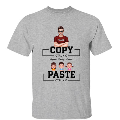 Ctrl C Ctrl V Copy Paste Matching Family Personalized Shirt